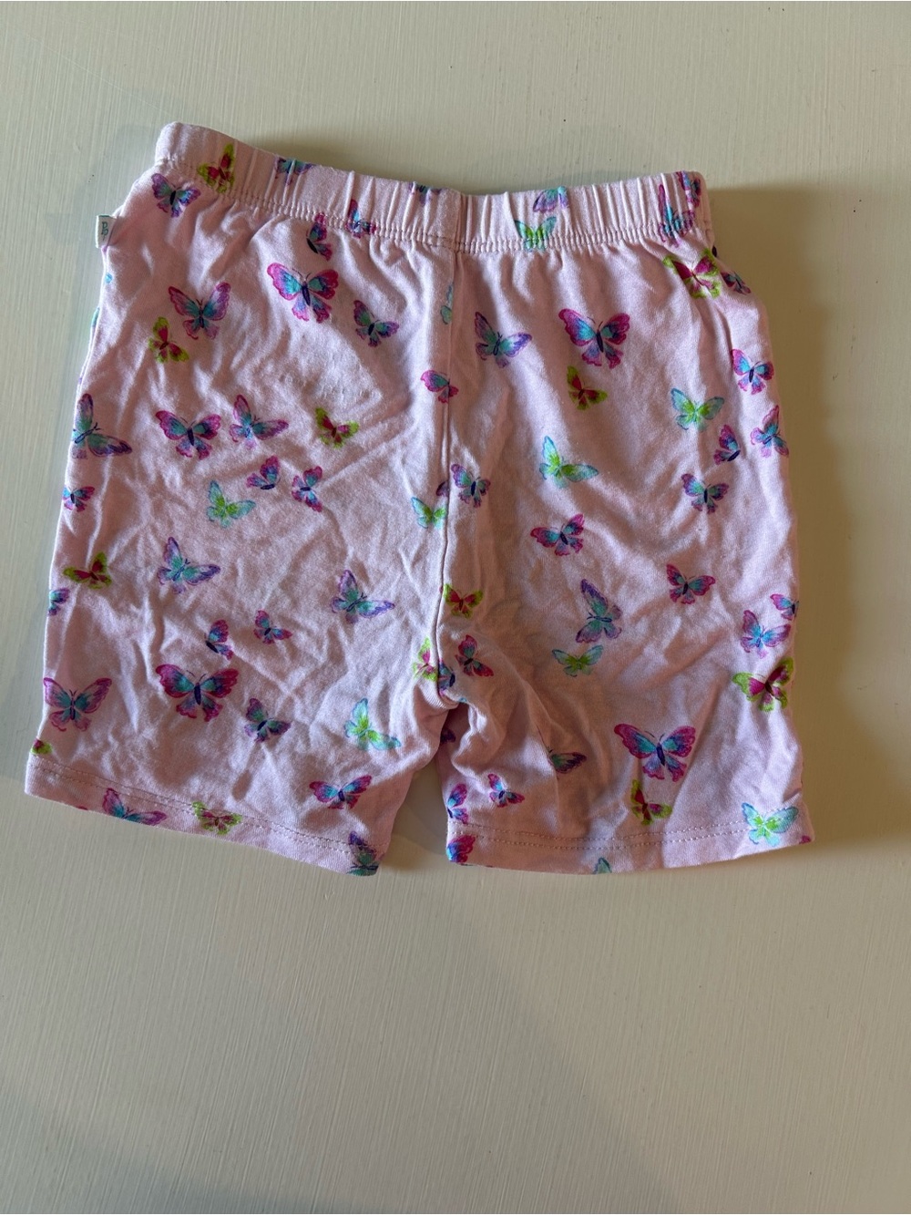 Posh Peanut Pink Butterfly Cotton Shorts